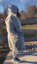 Load image into Gallery viewer, Denim &amp; Teddy Coat