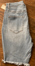 Load image into Gallery viewer, Plus Size Distressed Denim Shorts