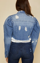 Load image into Gallery viewer, Puff Denim Jacket 2