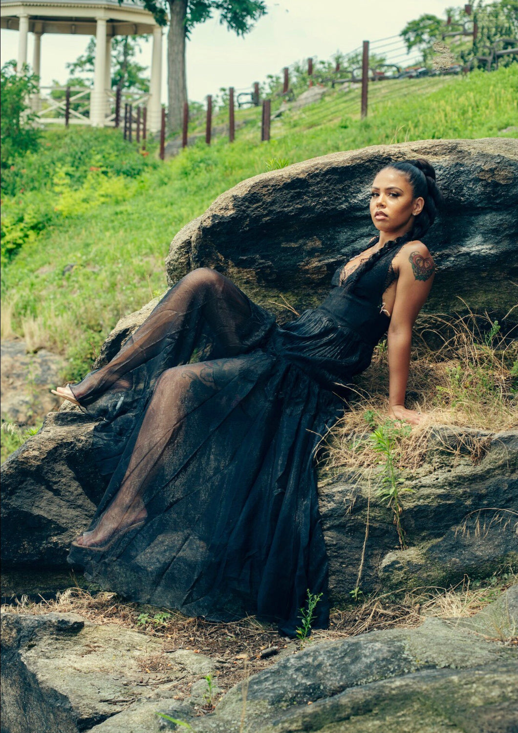 Black Out Lace Dress